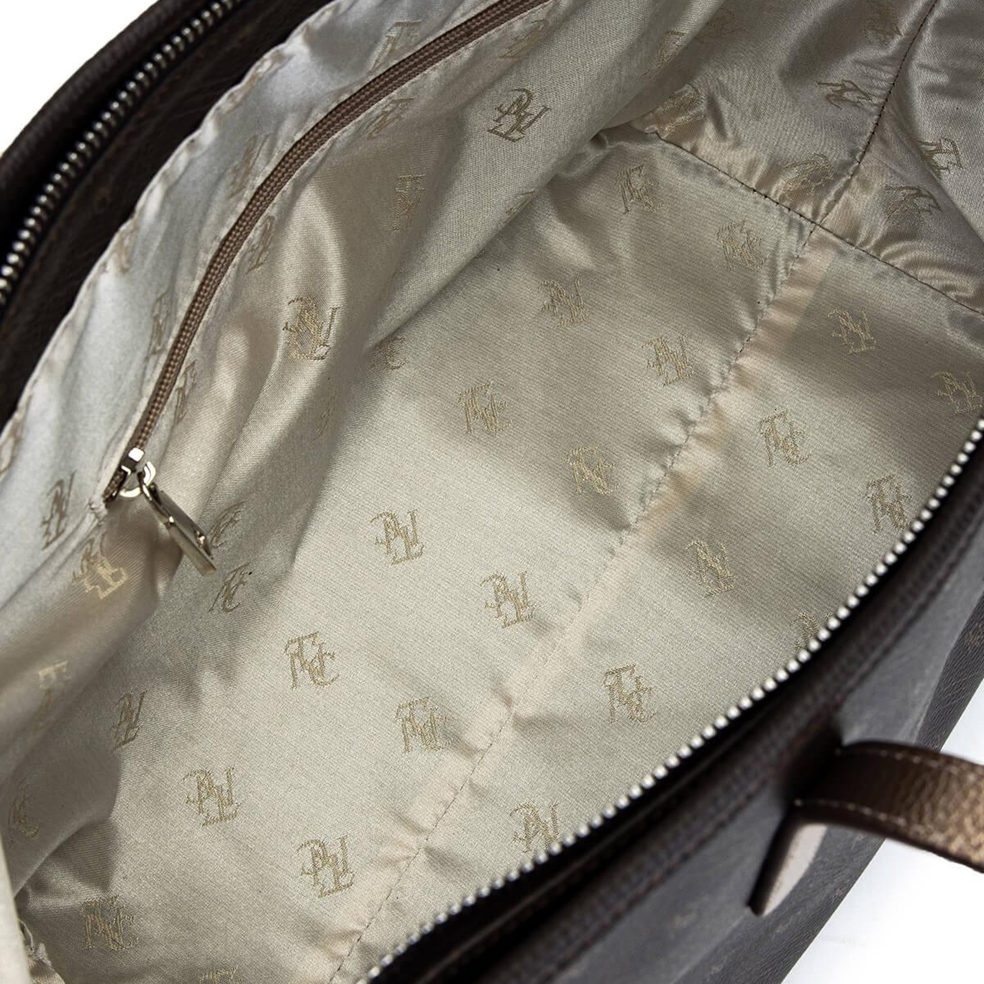 Tamer Tanca Kadın Suni Deri Kahverengi Desen Kol Çantası