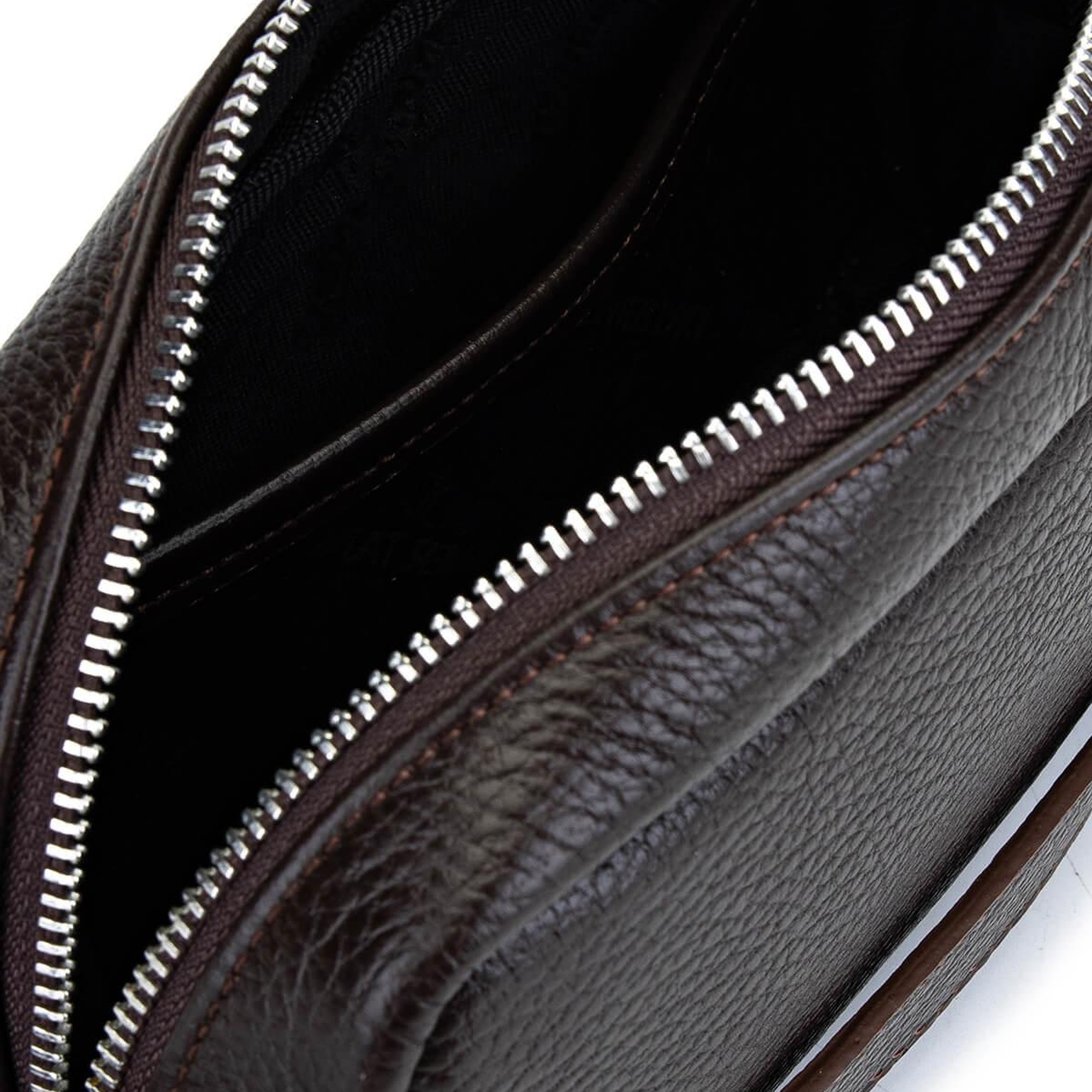 Tamer Tanca Erkek Hakiki Deri Kahverengi El Çantası