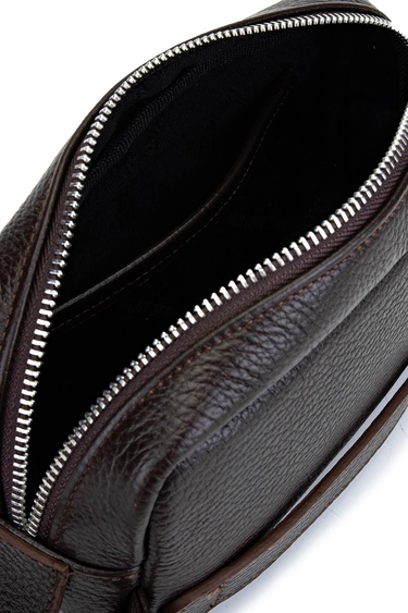  Tamer Tanca Erkek Hakiki Deri Kahverengi El Çantası