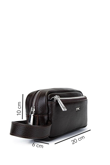  Tamer Tanca Erkek Hakiki Deri Kahverengi El Çantası