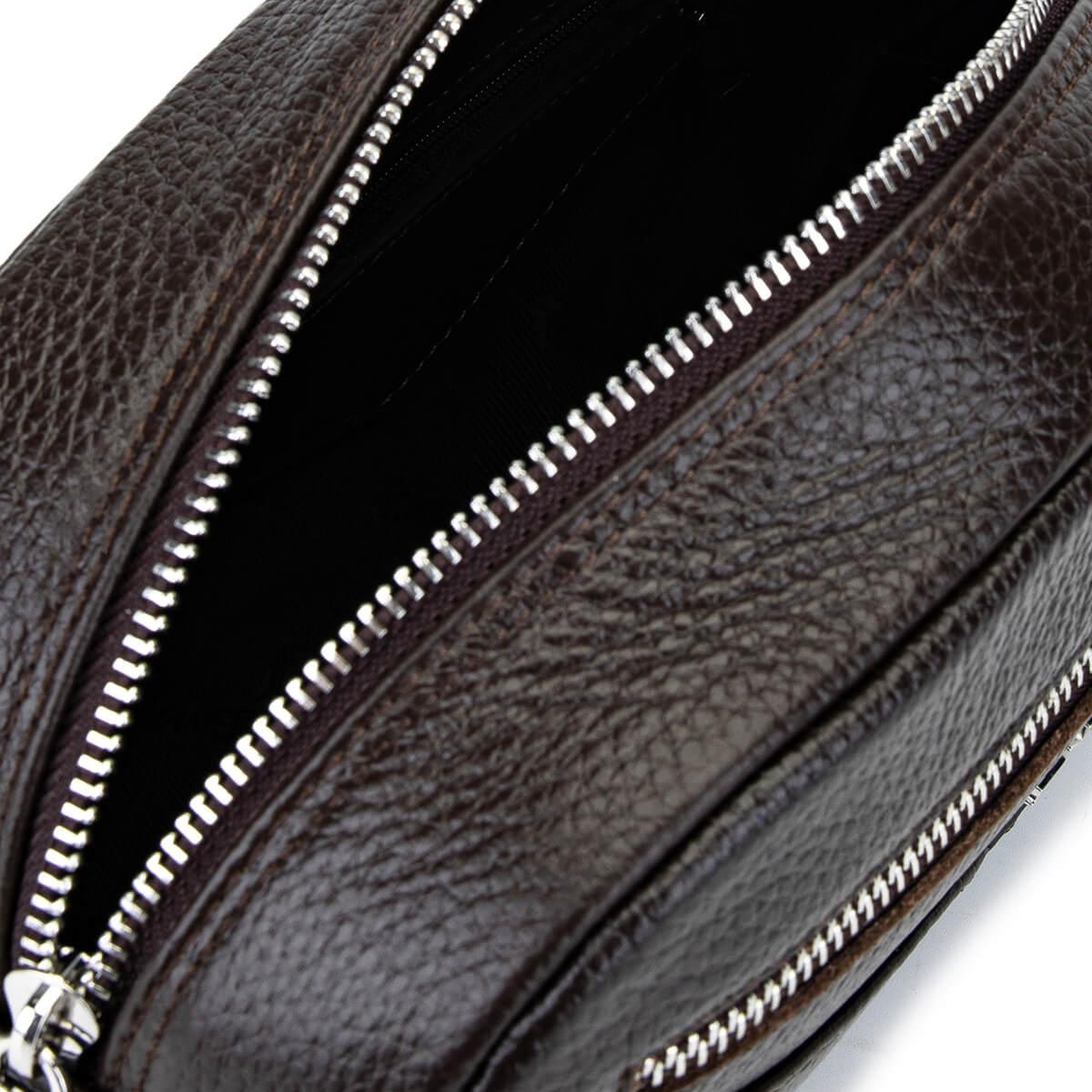 Tamer Tanca Erkek Hakiki Deri Kahverengi Traş Çantası