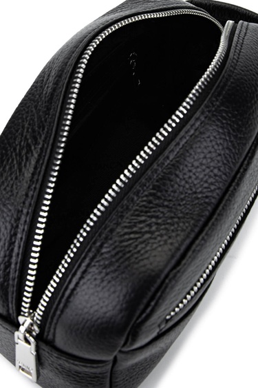  Tamer Tanca Erkek Hakiki Deri Siyah Floter Traş Çantası