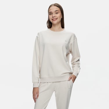  Ucla Sunniva Kadın Krem Rengi Sweatshirt