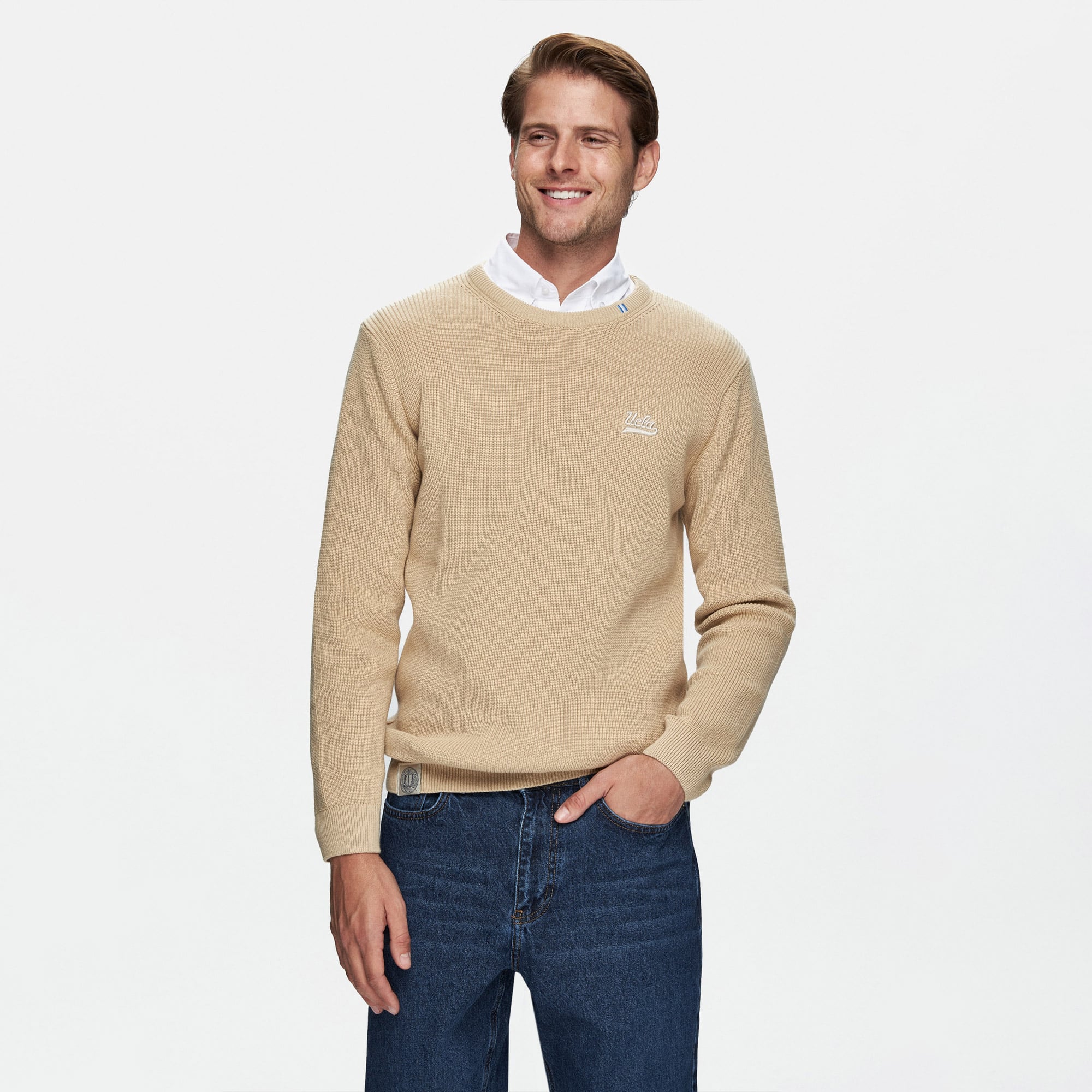  Ucla Emory Erkek Bej Triko