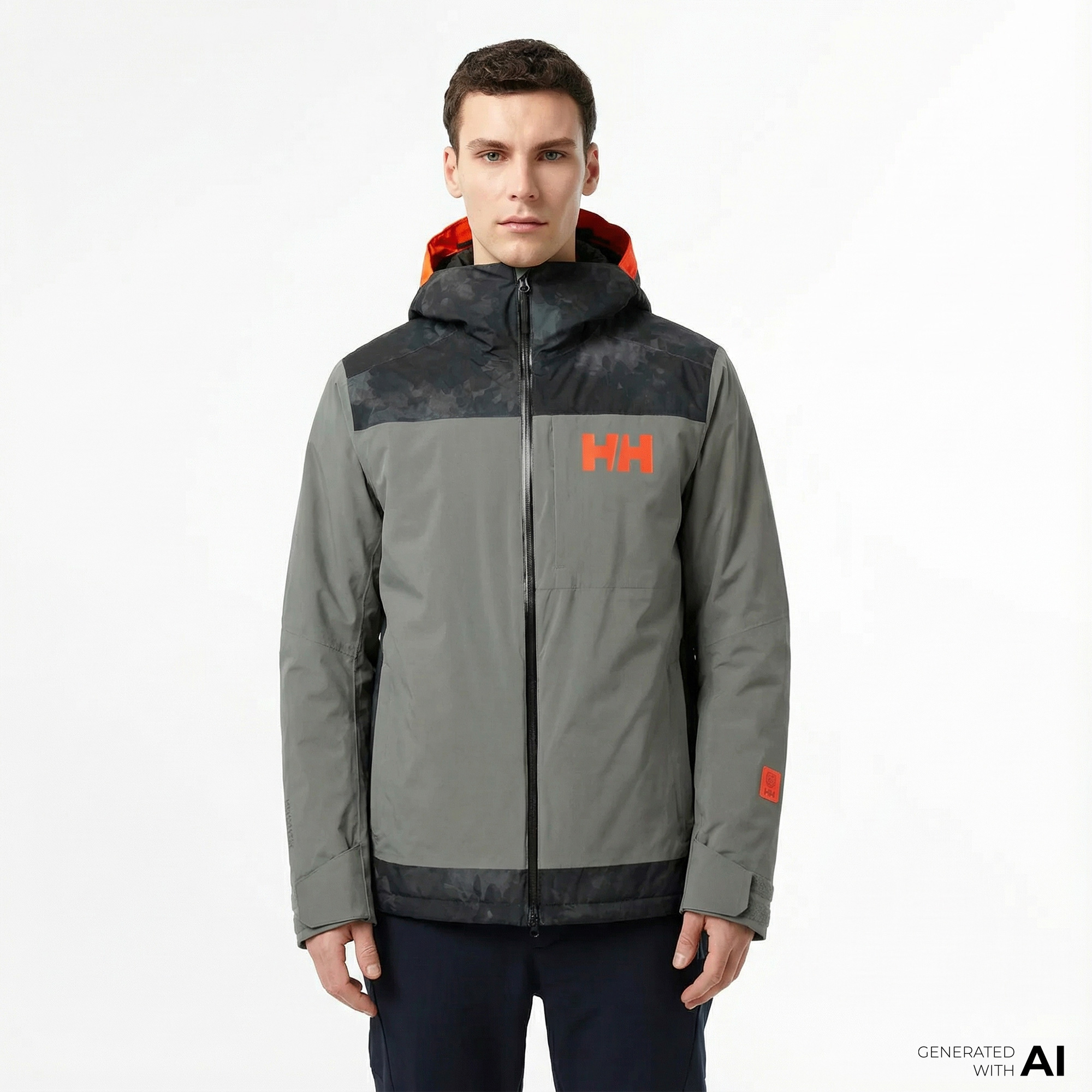  Helly Hansen Powerdreamer 2.0 Erkek Gri Mont