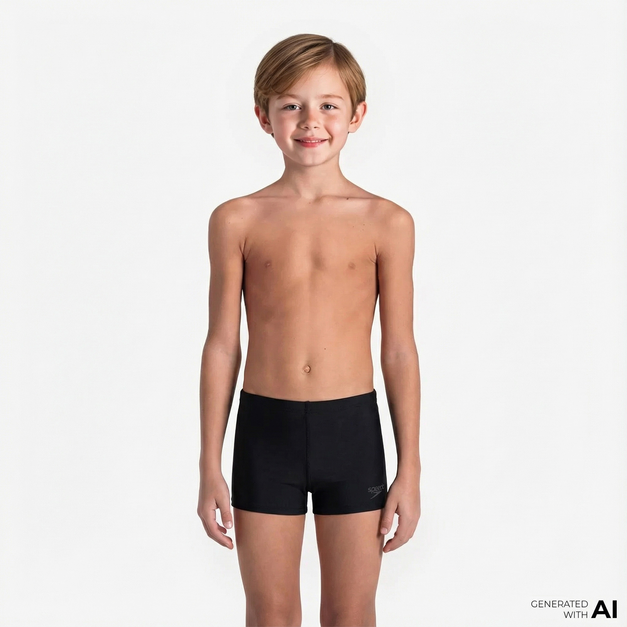  Speedo Endurance Plus Çocuk Siyah Yüzücü Mayosu