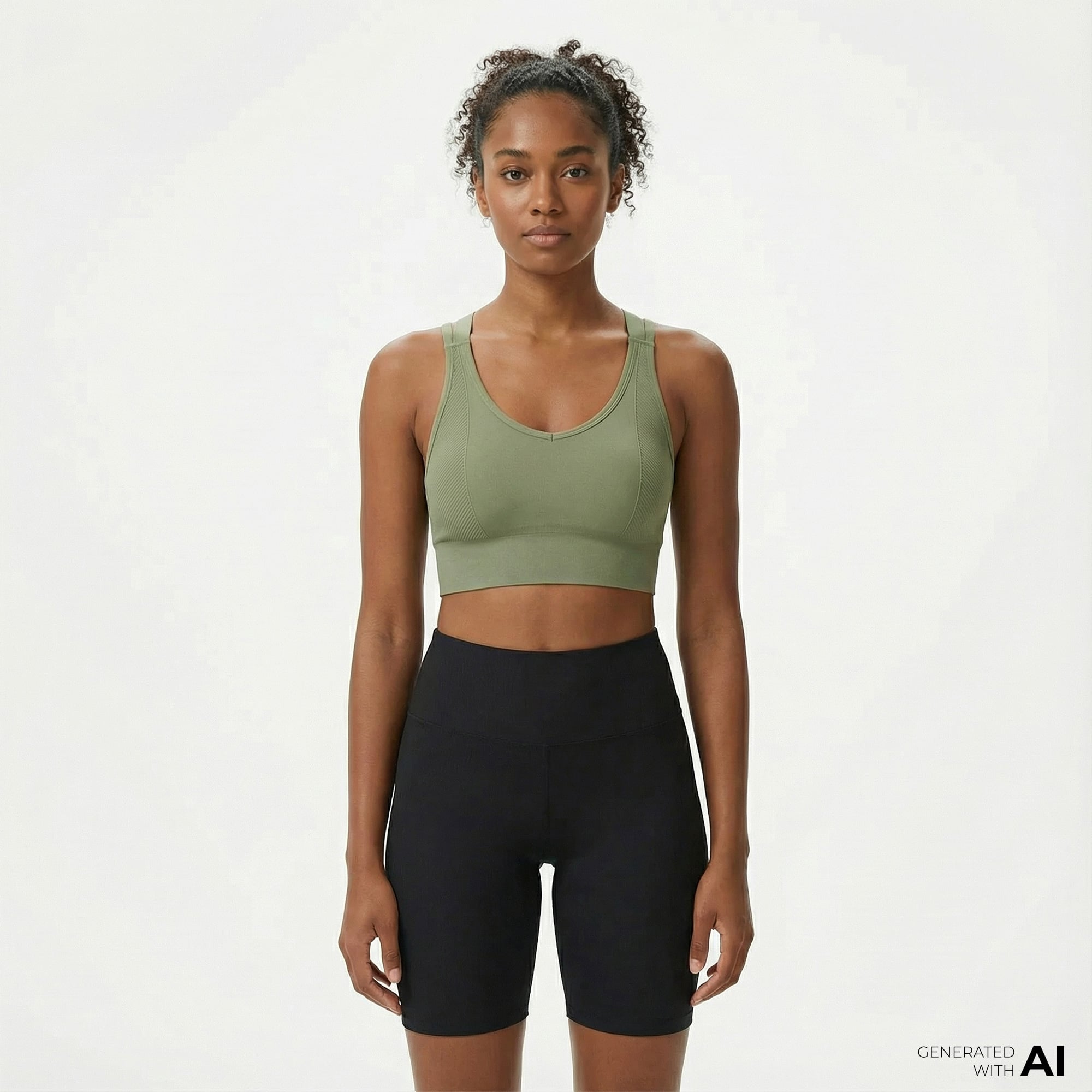  Energetics SIA Kadın Yeşil Antrenman Bra