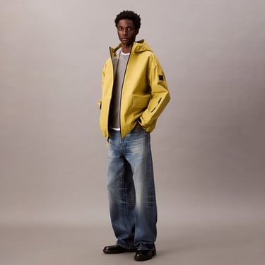  Calvin Klein Nylon Oxford Erkek Sarı Ceket