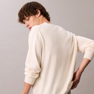  Calvin Klein Graphic Erkek Beyaz Triko