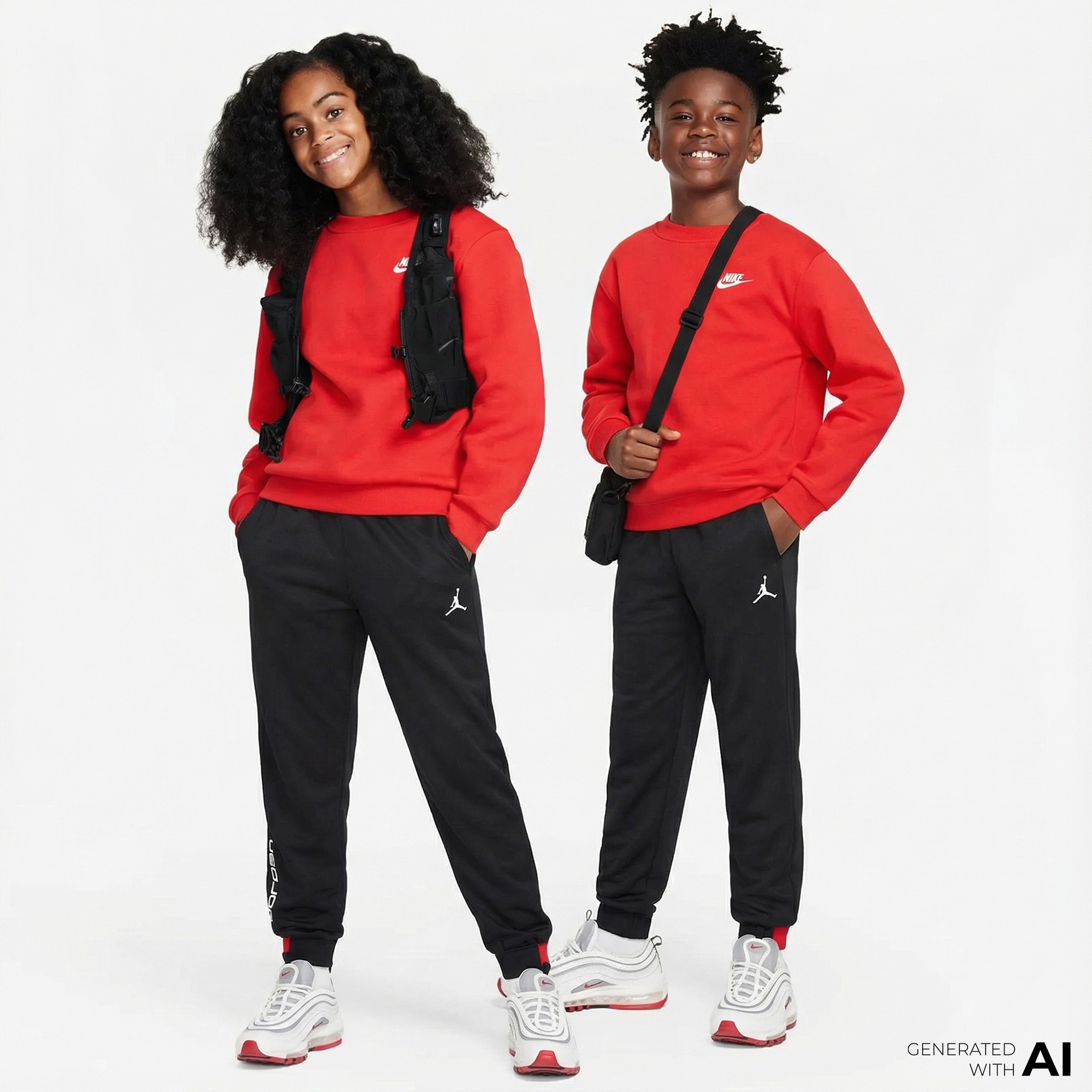 Jordan Ease Çocuk Siyah Eşofman Altı