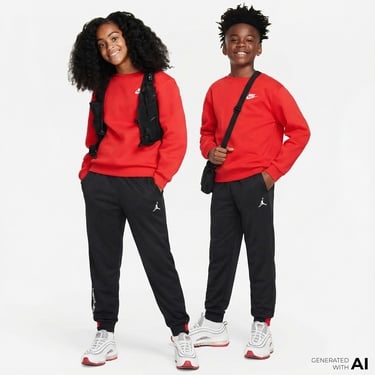  Jordan Ease Çocuk Siyah Eşofman Altı