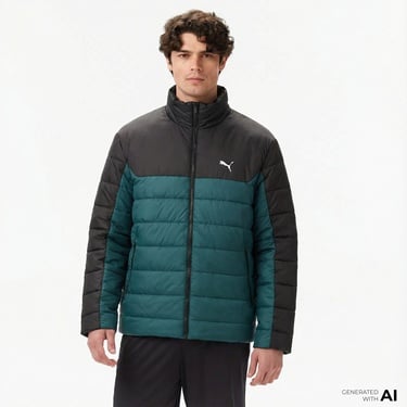  Puma Ess Padded Erkek Yeşil Günlük Ceket