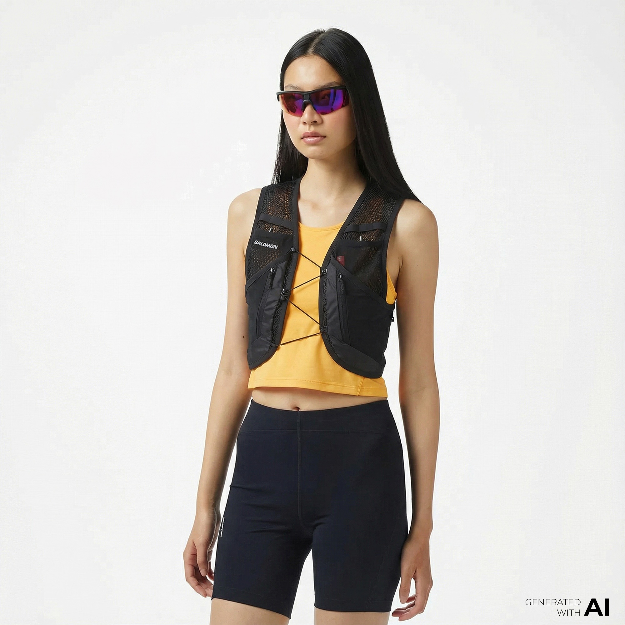 Salomon Act Skin 12 Unisex Siyah Koşu Yeleği