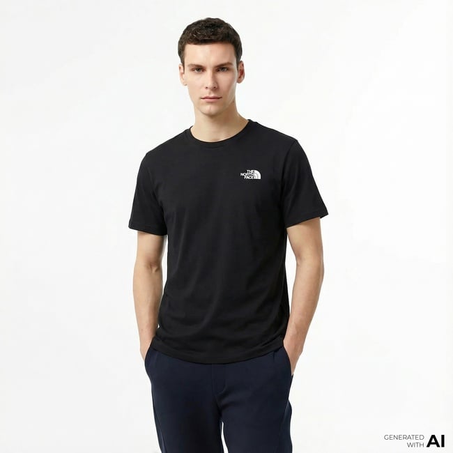  The North Face Blanca Erkek Siyah Outdoor T-Shirt