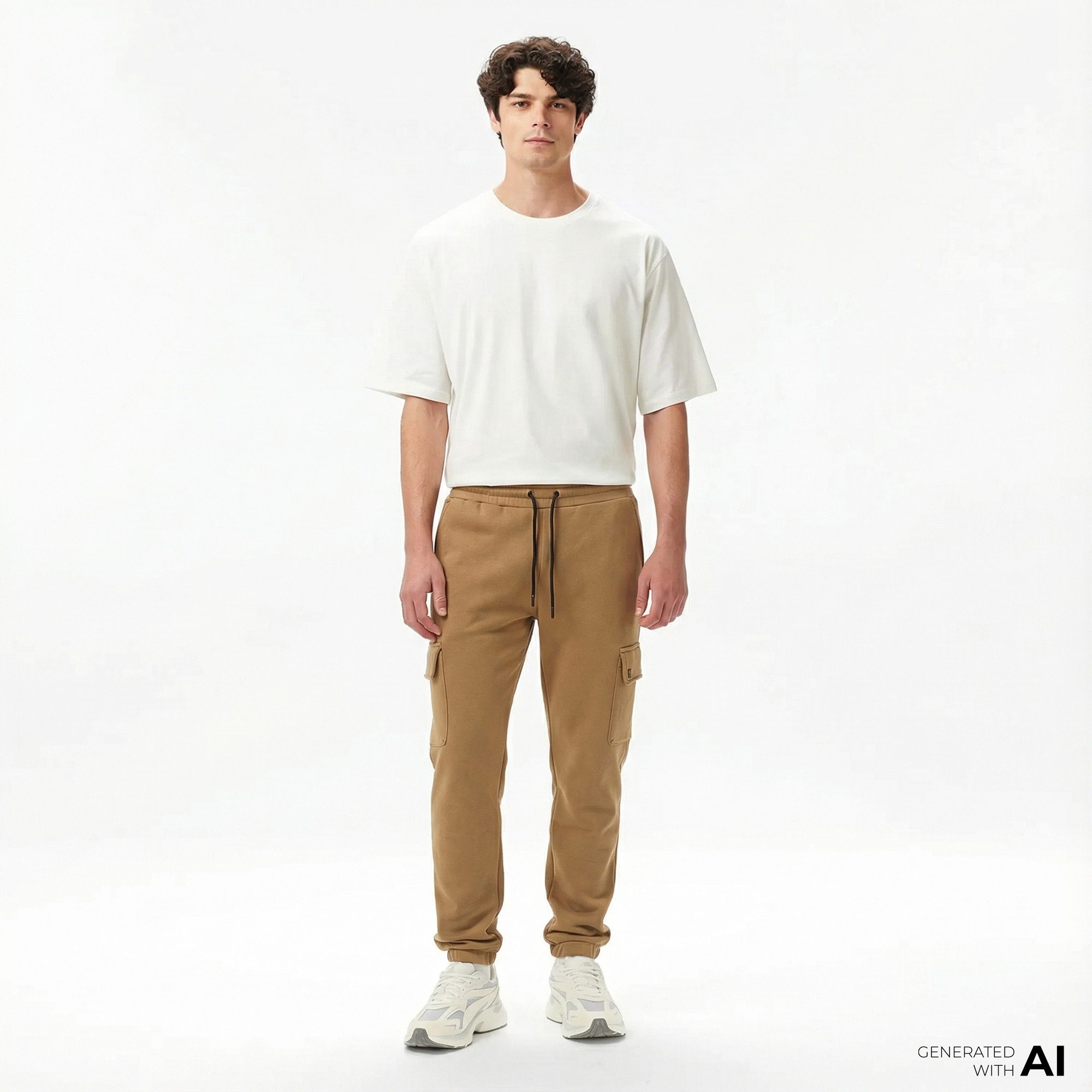 Tactical Wolves Classic Erkek Kahverengi Günlük Eşofman Altı