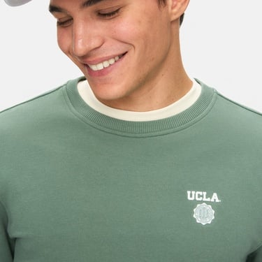  Ucla Valley Erkek Yeşil Sweatshirt