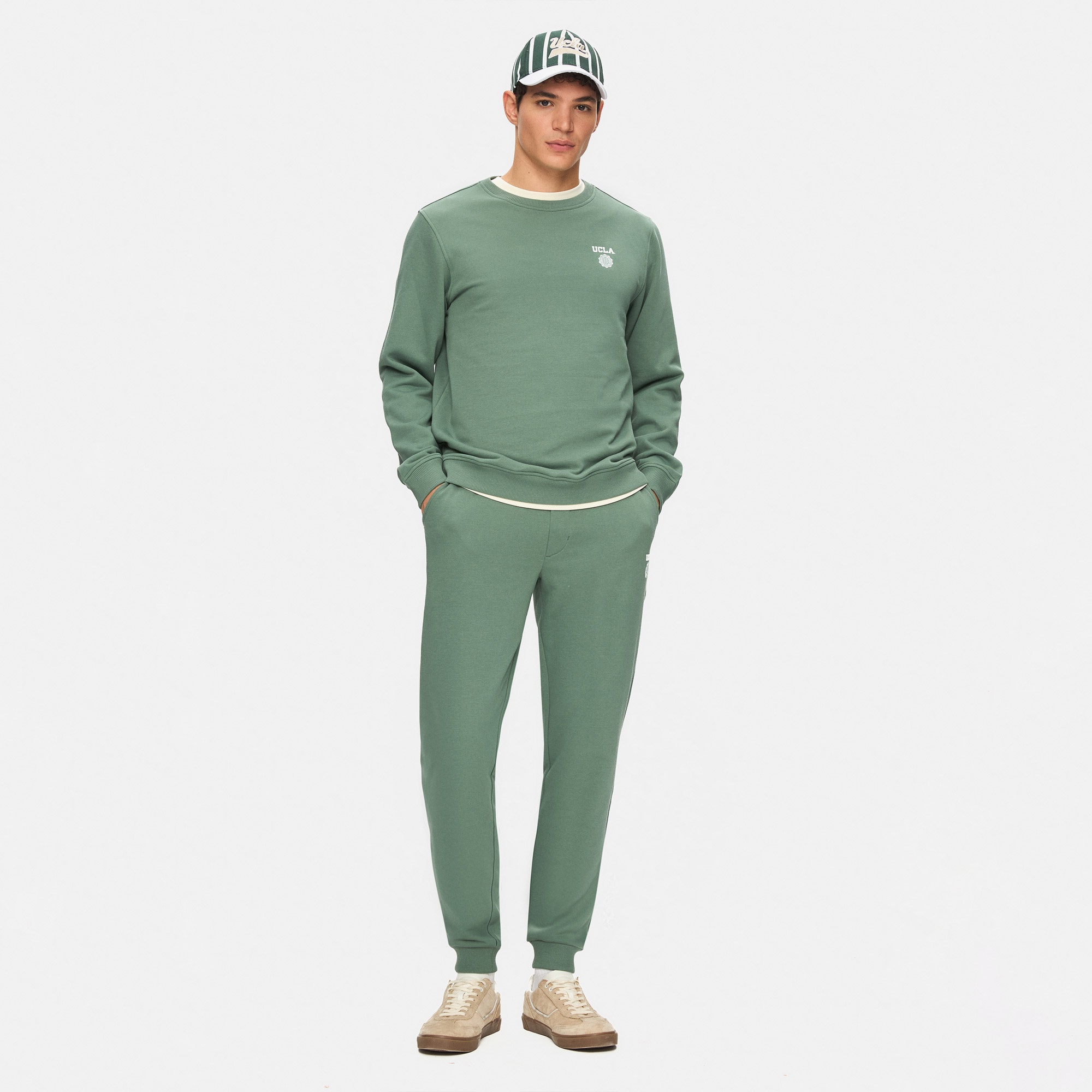 Ucla Valley Erkek Yeşil Sweatshirt