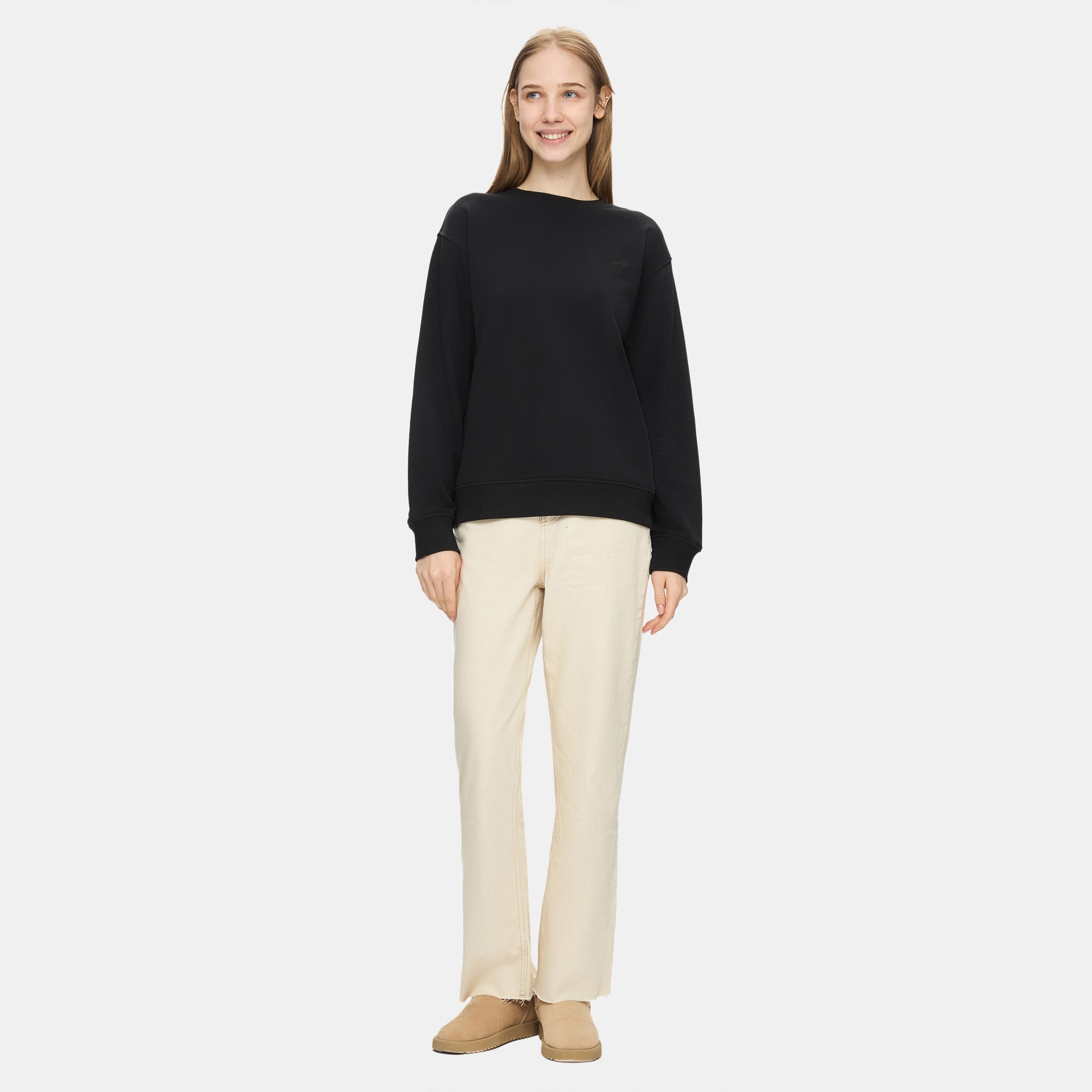 Ucla Sunniva Kadın Siyah Sweatshirt