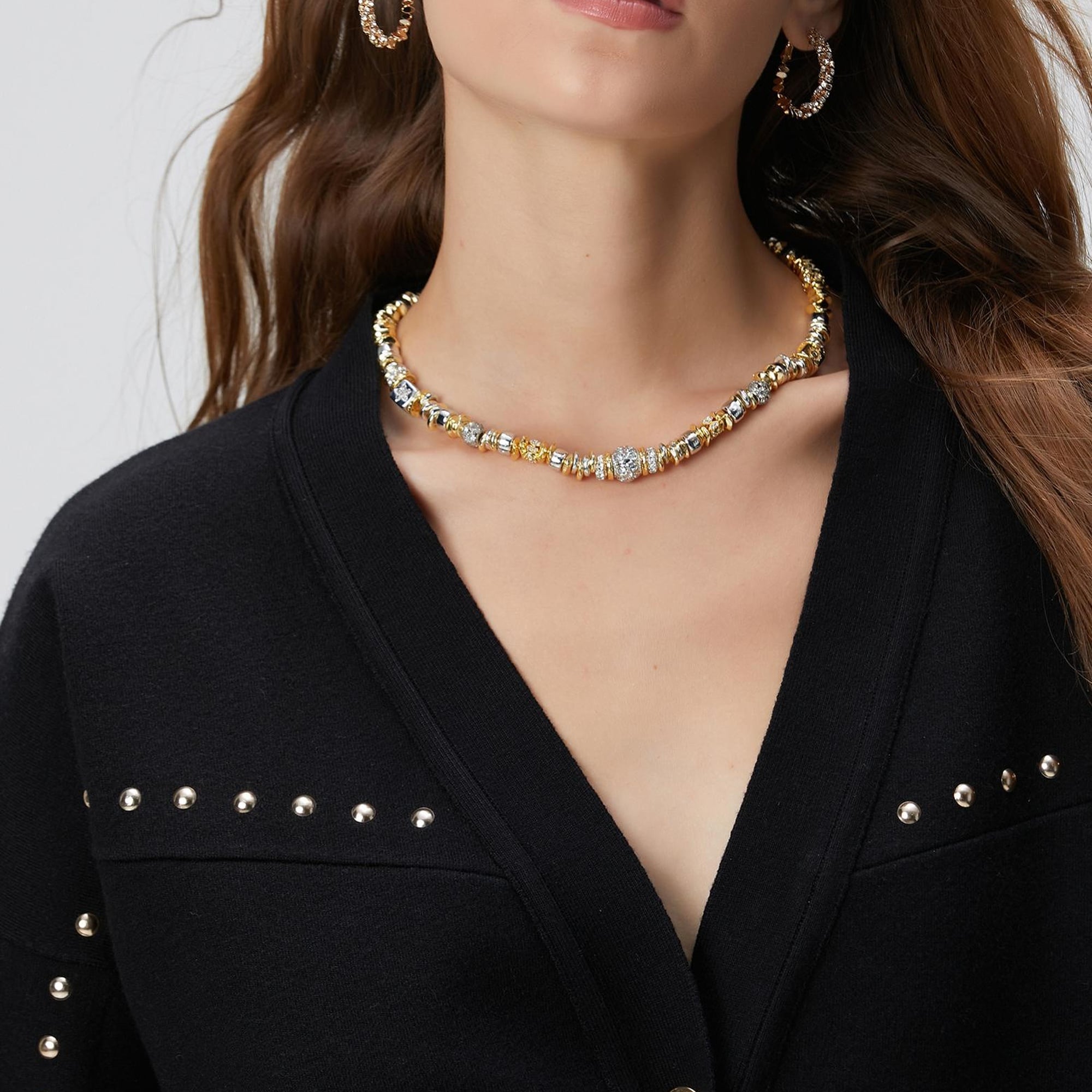 Network Kadın Siyah Trok Detaylı Hırka