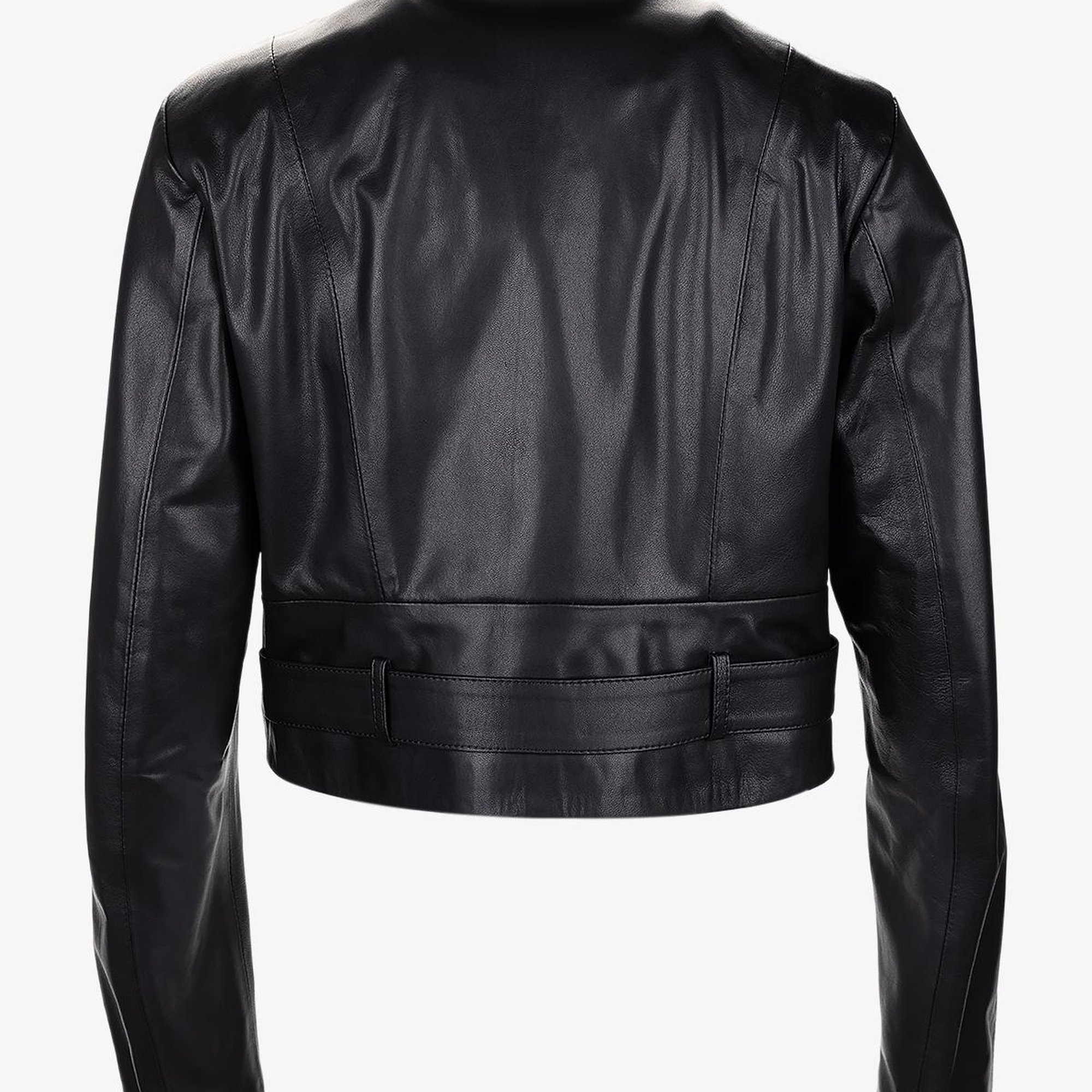 Valmenti Kadın Siyah Deri Mont