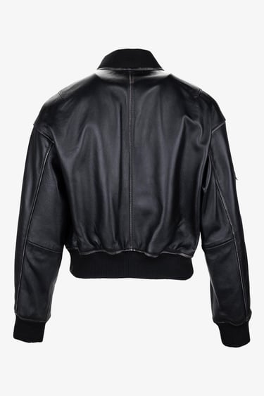  Valmenti Kadın Hakiki Deri Siyah Deri Mont