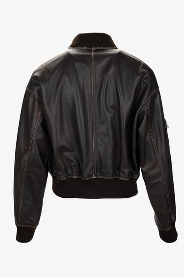  Valmenti Kadın Hakiki Deri Kahverengi Deri Mont