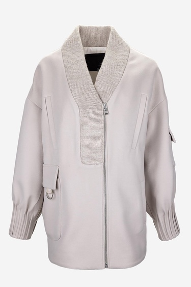  Valmenti Kadın Tekstil Bej Kaban