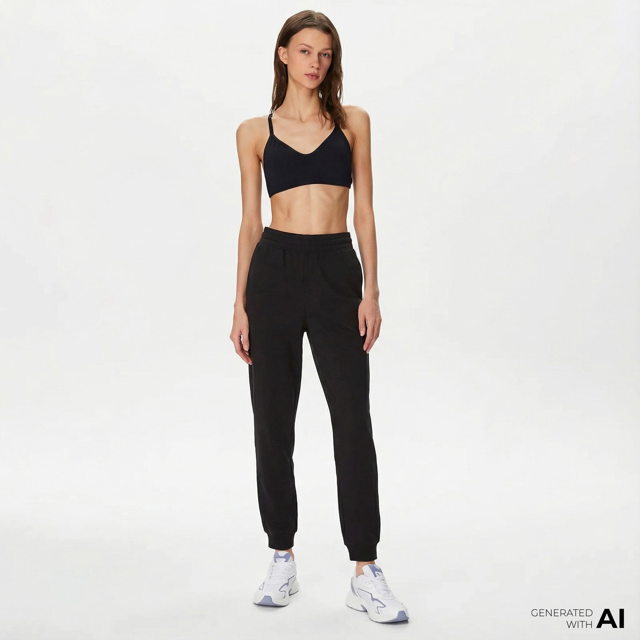  Puma Her High-Waist Kadın Siyah Pantolon