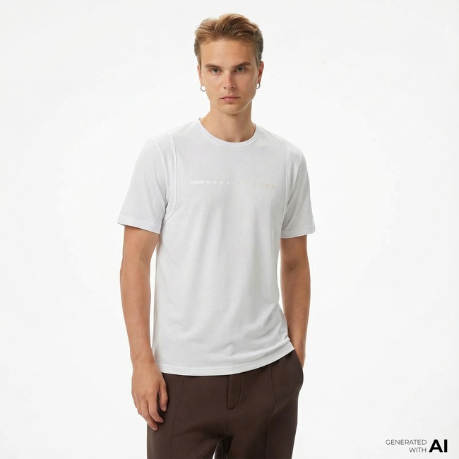  Puma Concept Unisex Gri T-Shirt