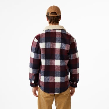  Tommy Jeans Check Teddy Overshirt Erkek Renkli Gömlek