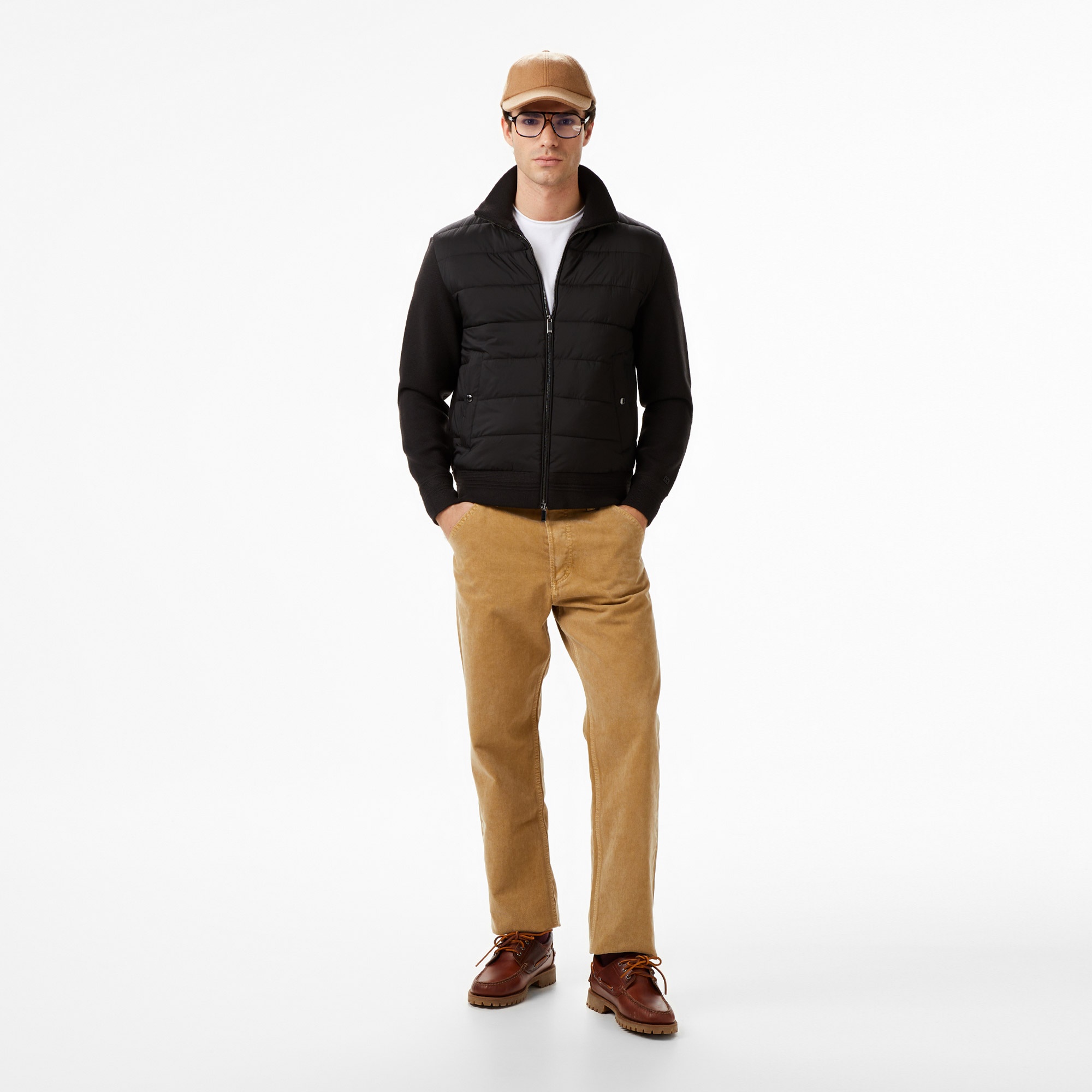 Tommy Hilfiger Mixed Media Erkek Siyah Ceket