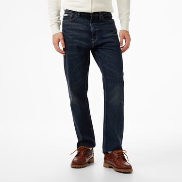  Calvin Klein Standart Straight Fit Gilded Rinse Erkek Mavi Jean