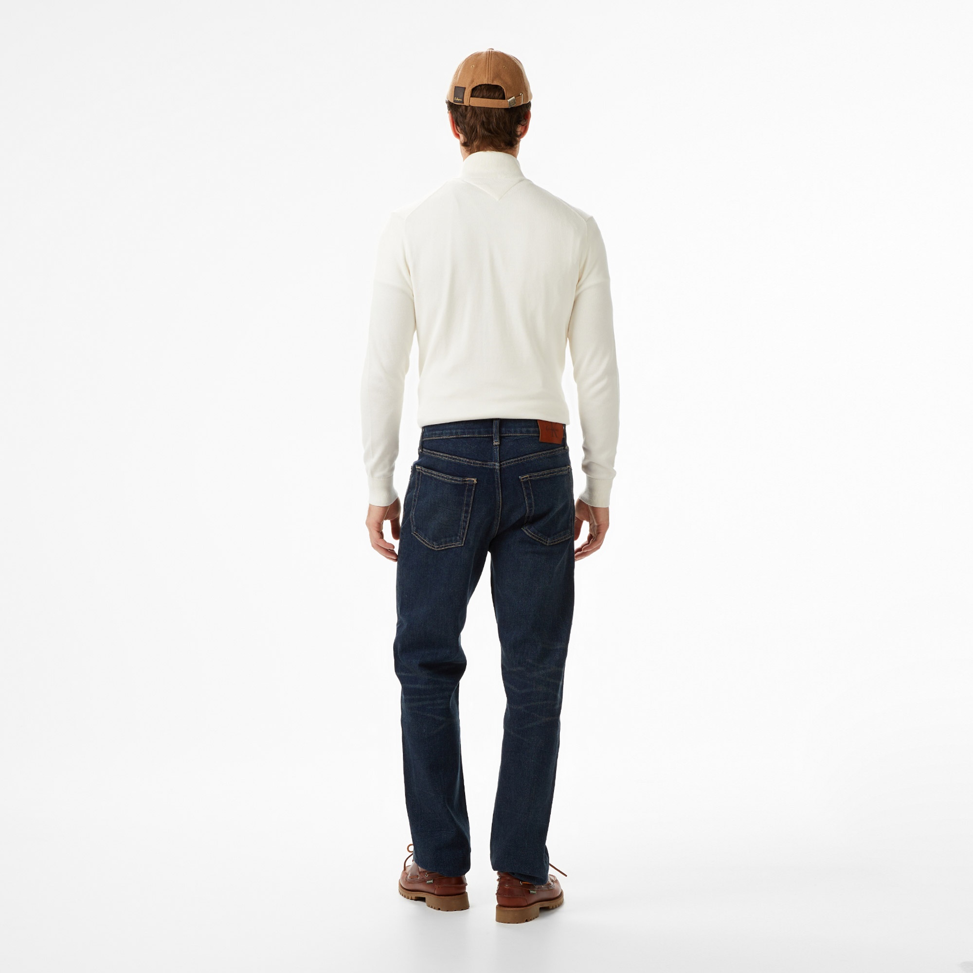 Calvin Klein Standart Straight Fit Gilded Rinse Erkek Mavi Jean