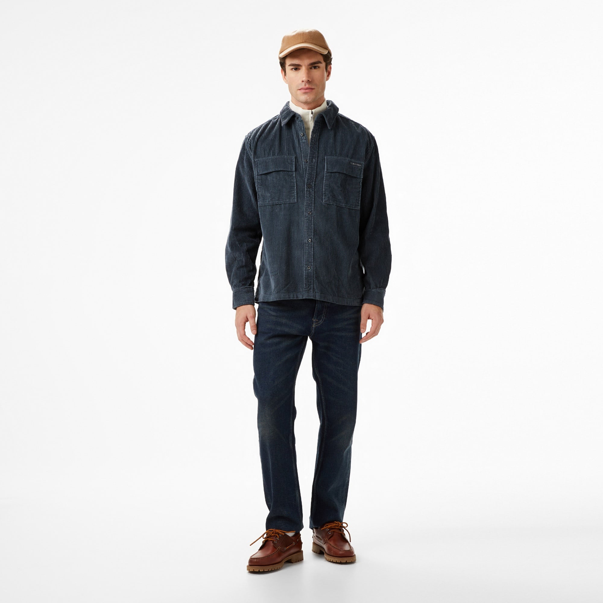 Calvin Klein Standart Straight Fit Gilded Rinse Erkek Mavi Jean