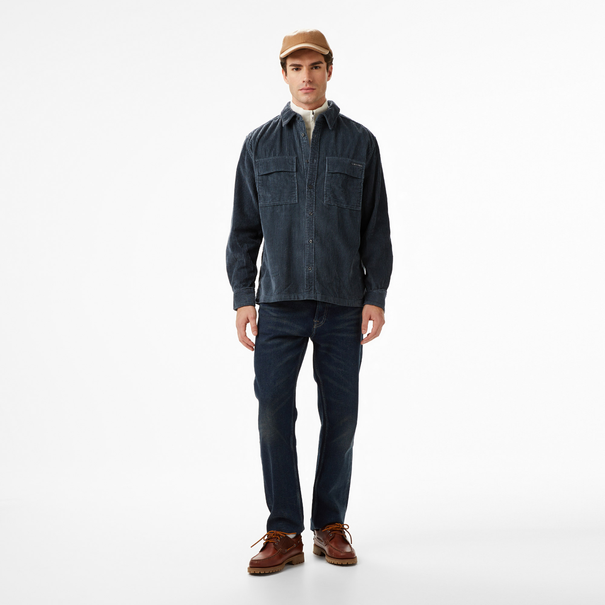  Calvin Klein Standart Straight Fit Gilded Rinse Erkek Mavi Jean