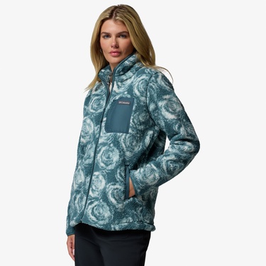  Columbia West Bend Kadın Mavi Sweatshirt