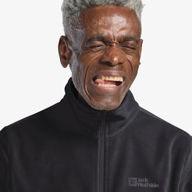  Jack Wolfskin Taunus Full Zipped Erkek Siyah Ceket