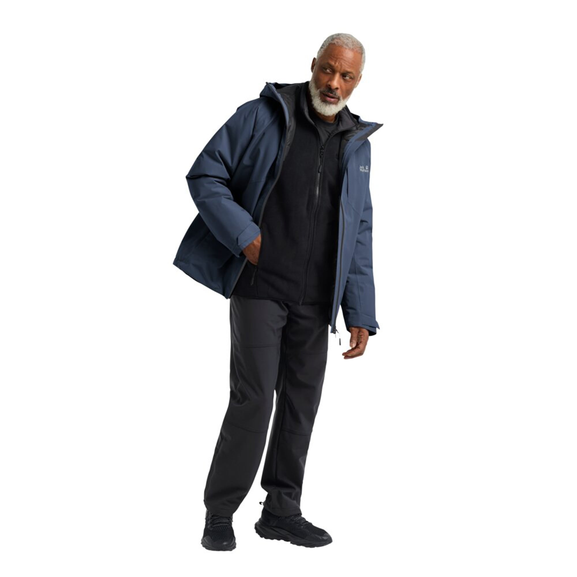 Jack Wolfskin Icecape 2L Down Insulated Erkek Lacivert Ceket