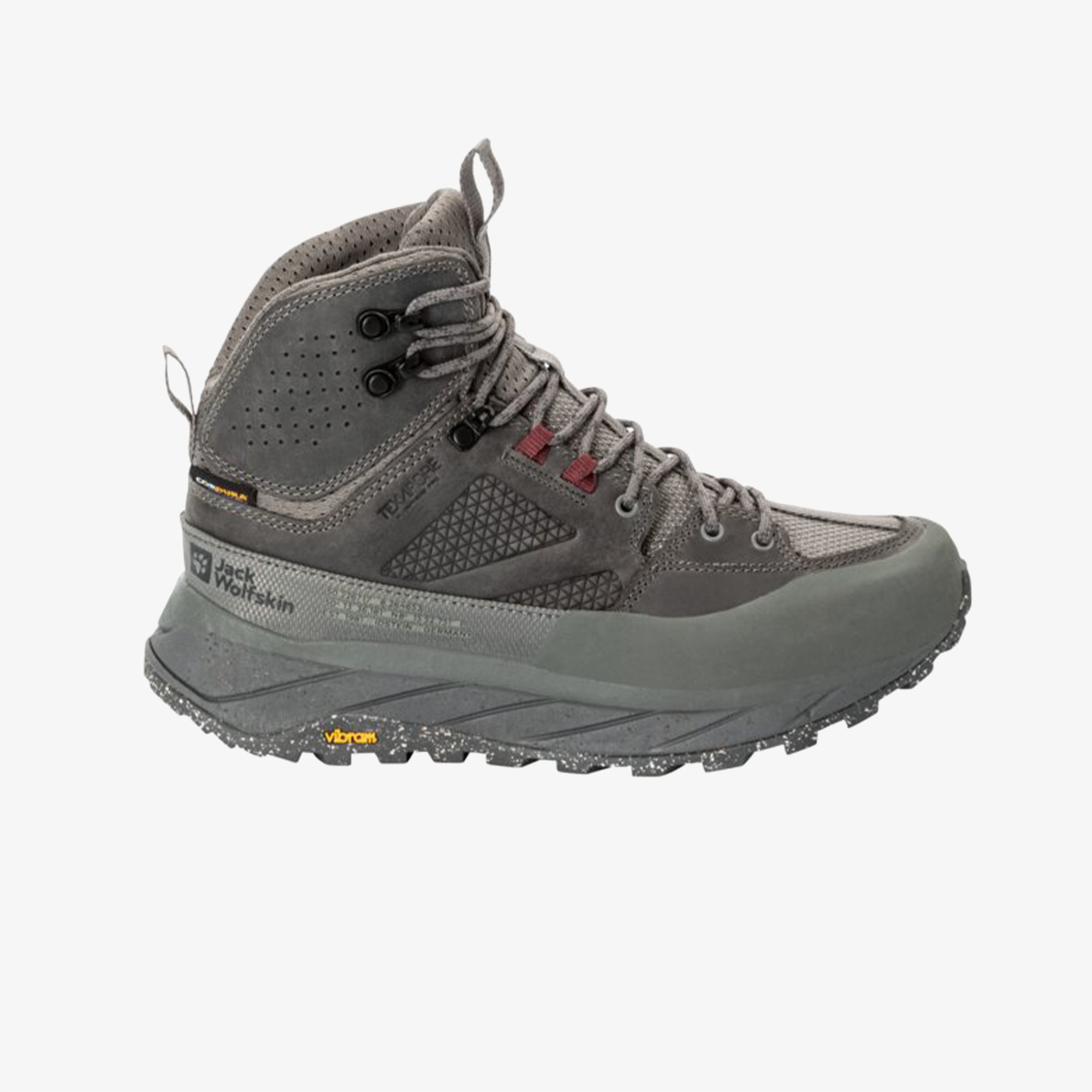 Jack Wolfskin Terraquest Texapore Mid Kadın Gri Bot