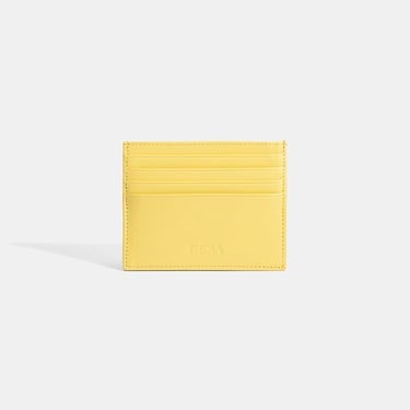  Kadın Sarı Deri Kartlık