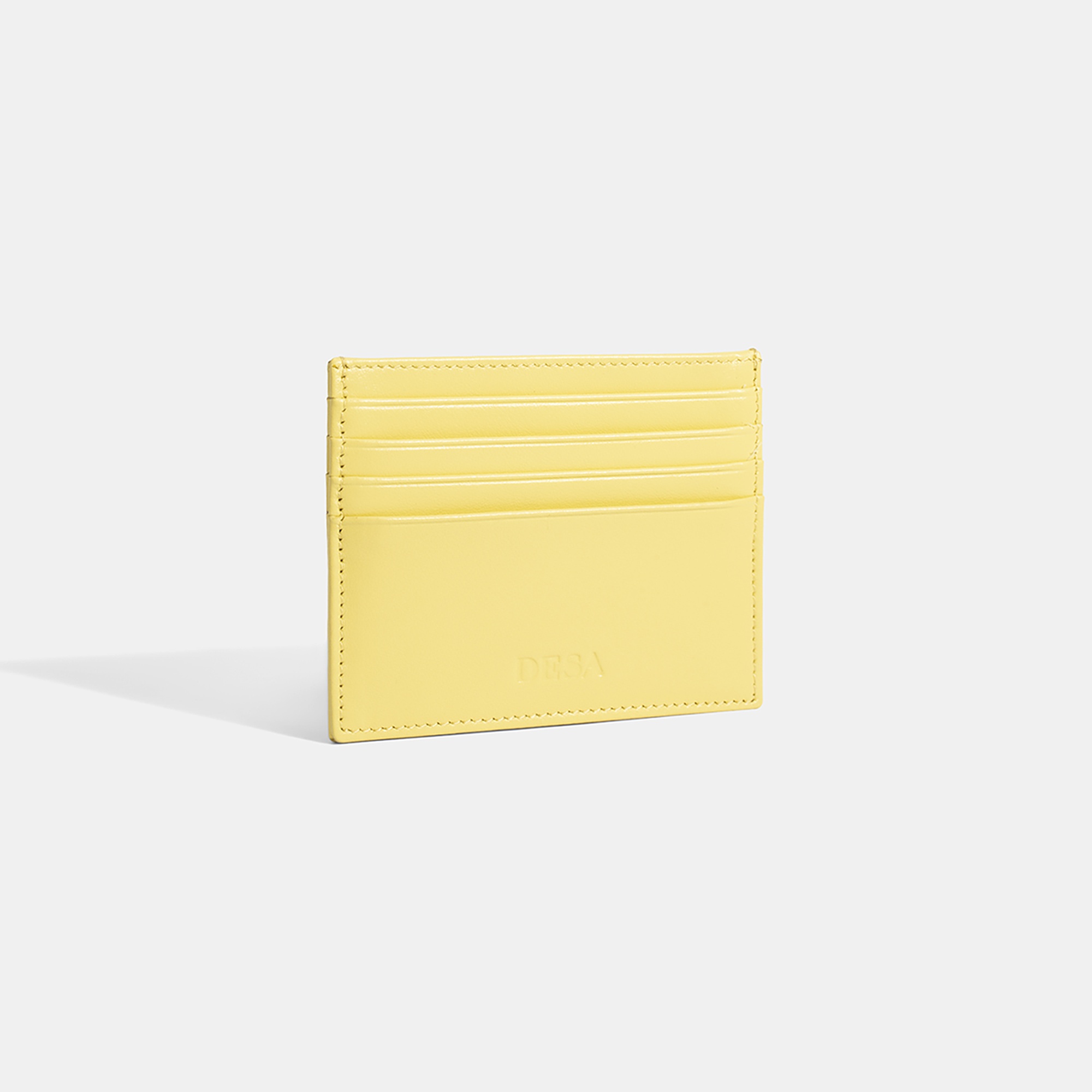 Kadın Sarı Deri Kartlık