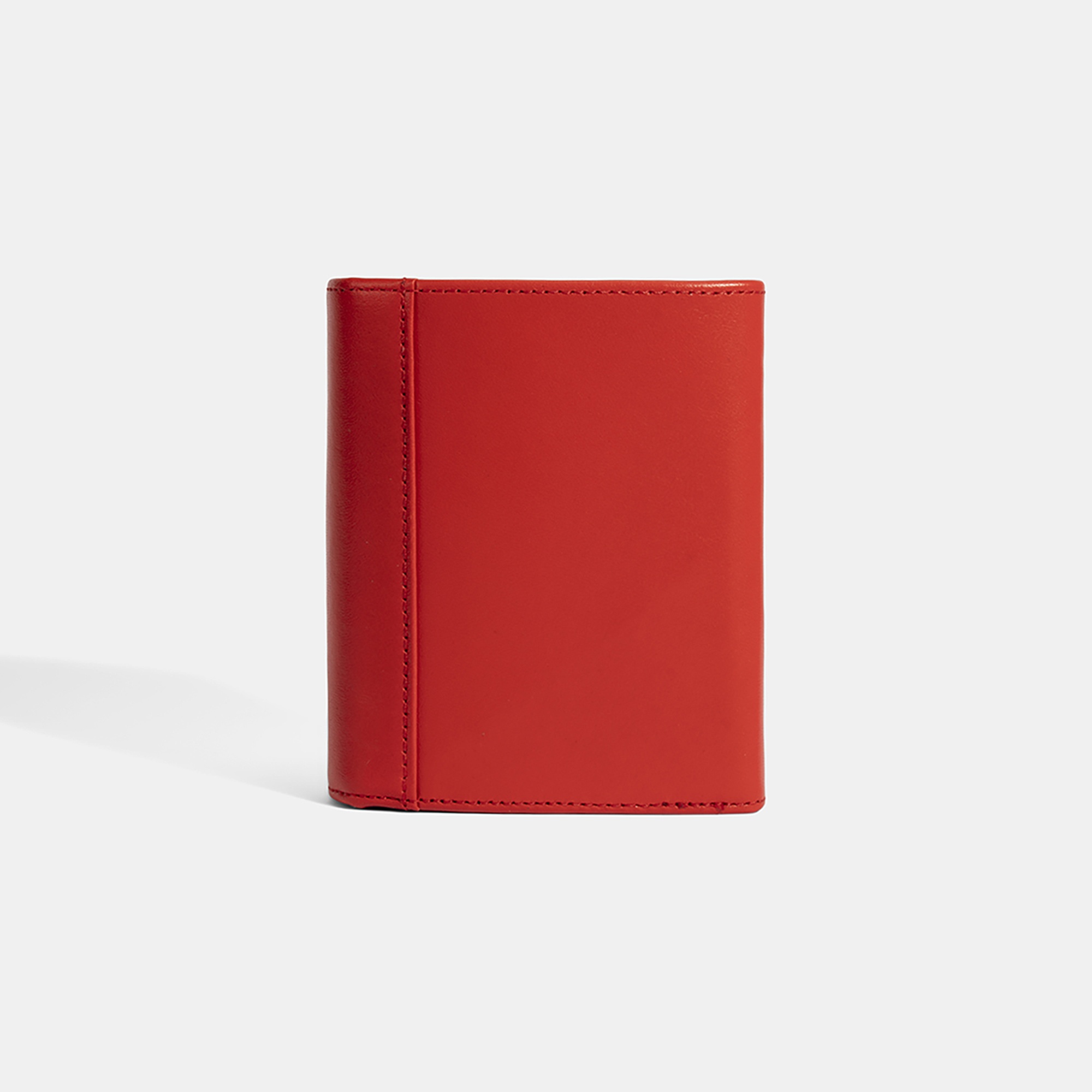 Kadın Kırmızı D Logolu Deri Cüzdan