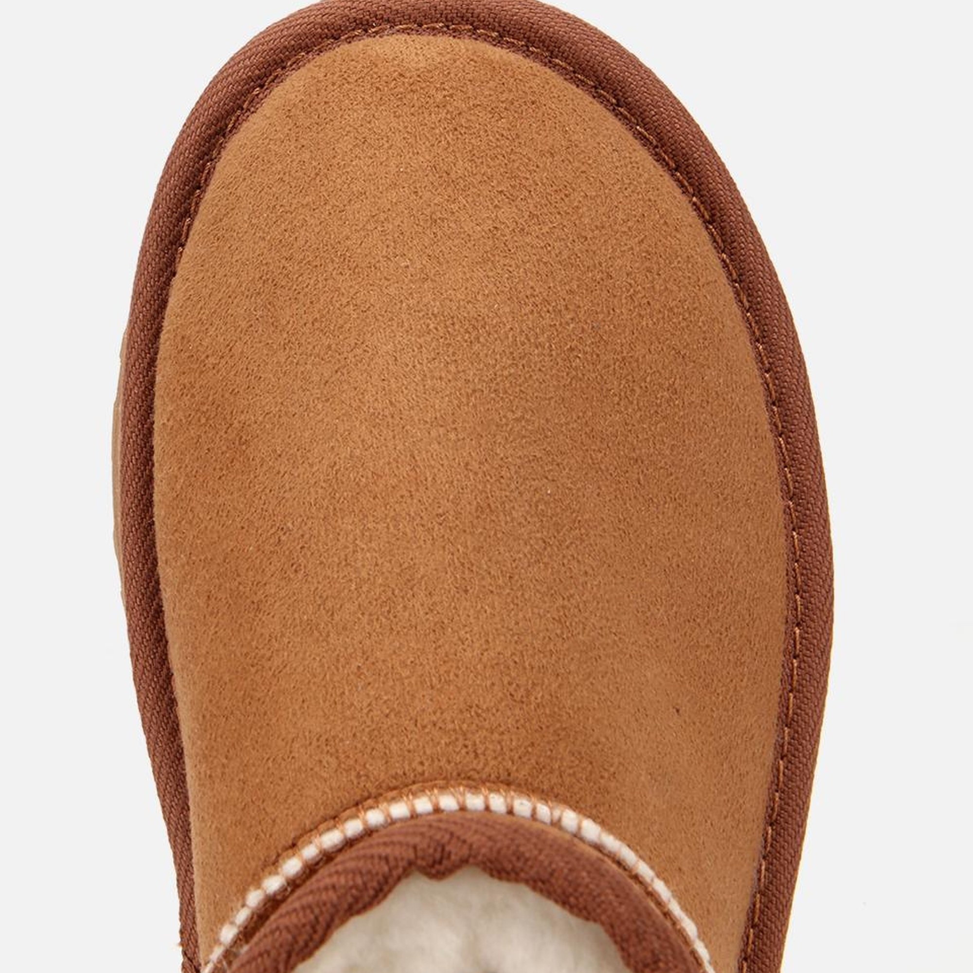 Kadın Süet Taba İçi Kürklü Bilekte Kalın Tabanlı Düz Bot