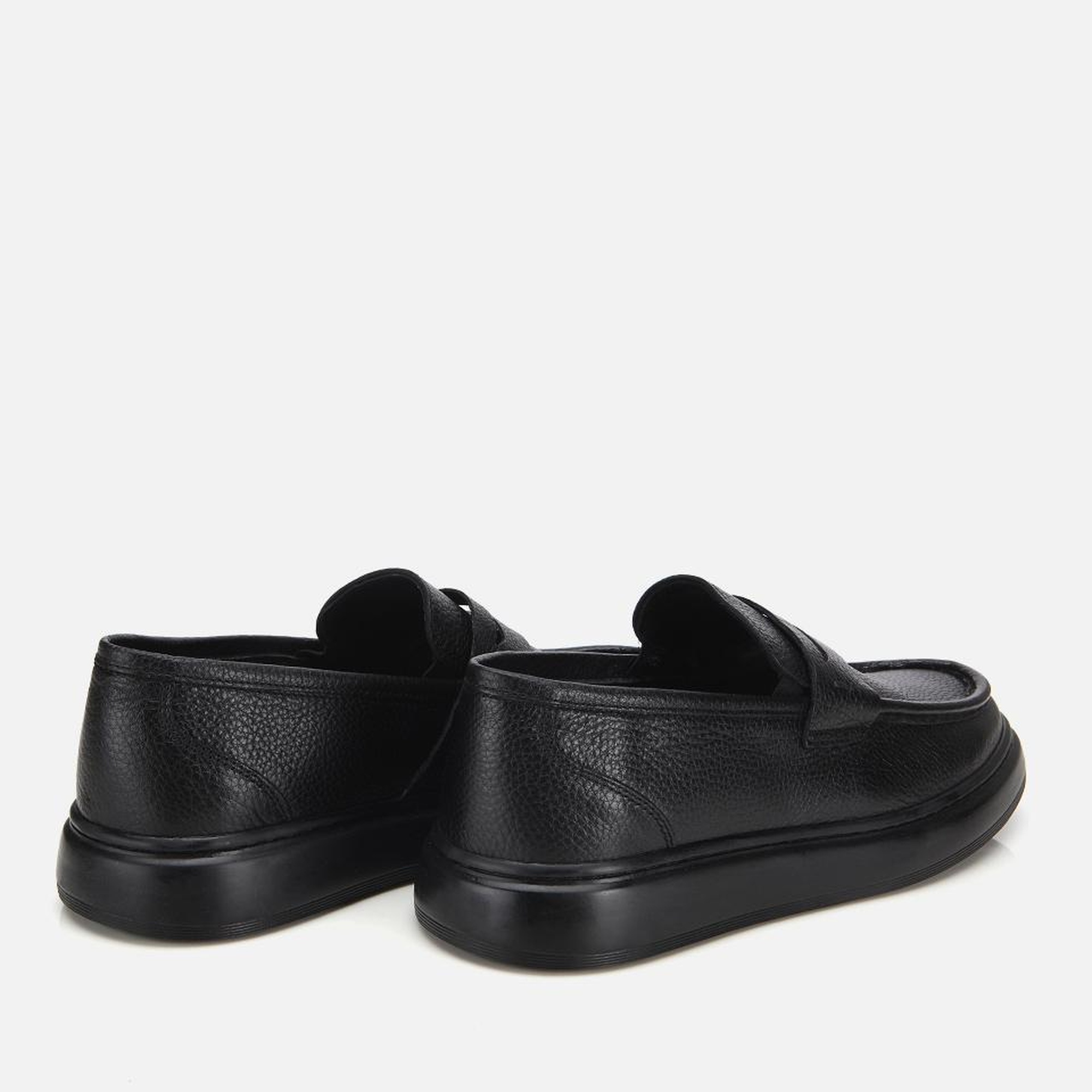 Erkek Deri Siyah Yumuşak Dokulu Klasik Loafer