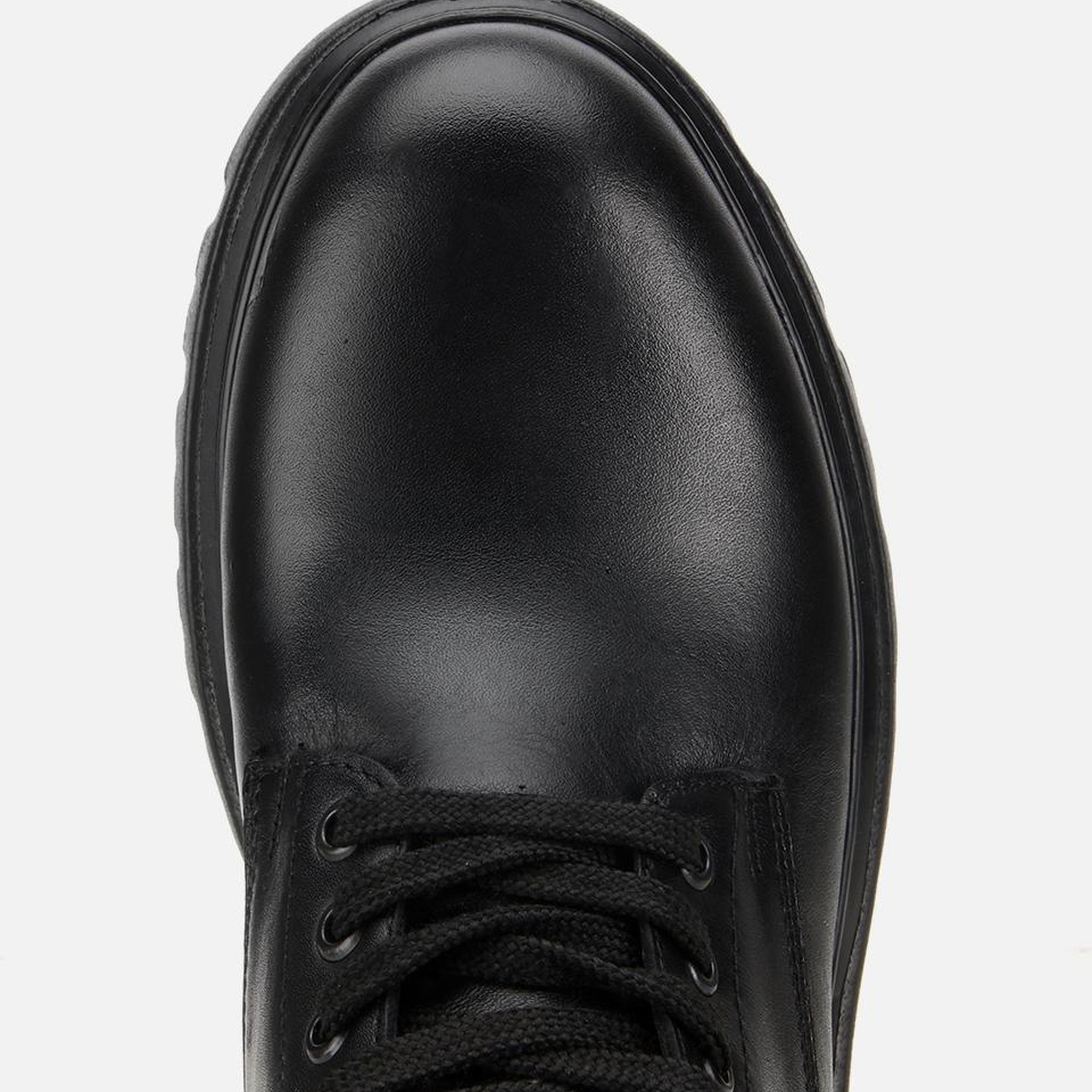 Erkek Deri Siyah Fermuarlı Yüksek Tabanlı Casual Bot