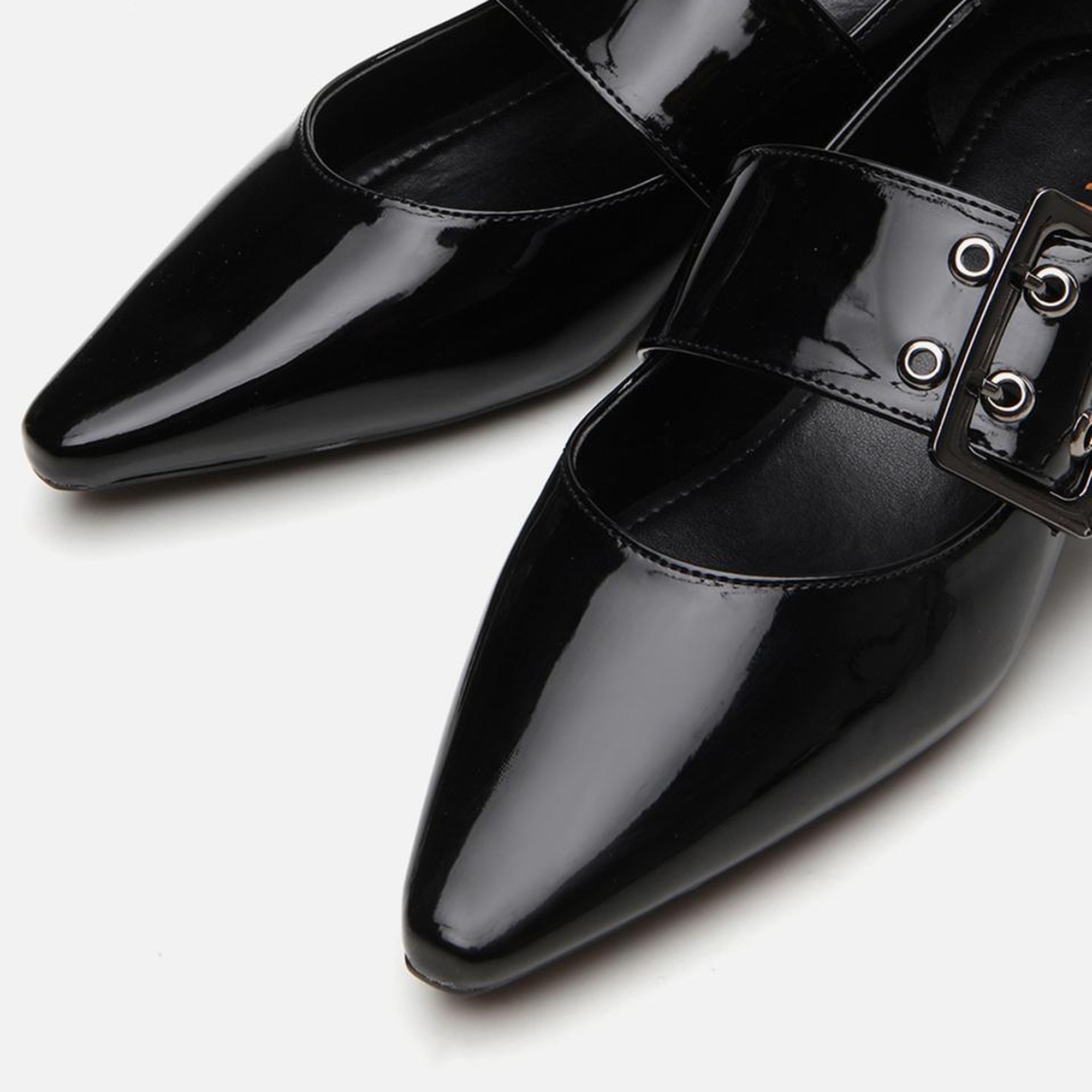 Kadın Mary Jane Siyah Kadın Babet