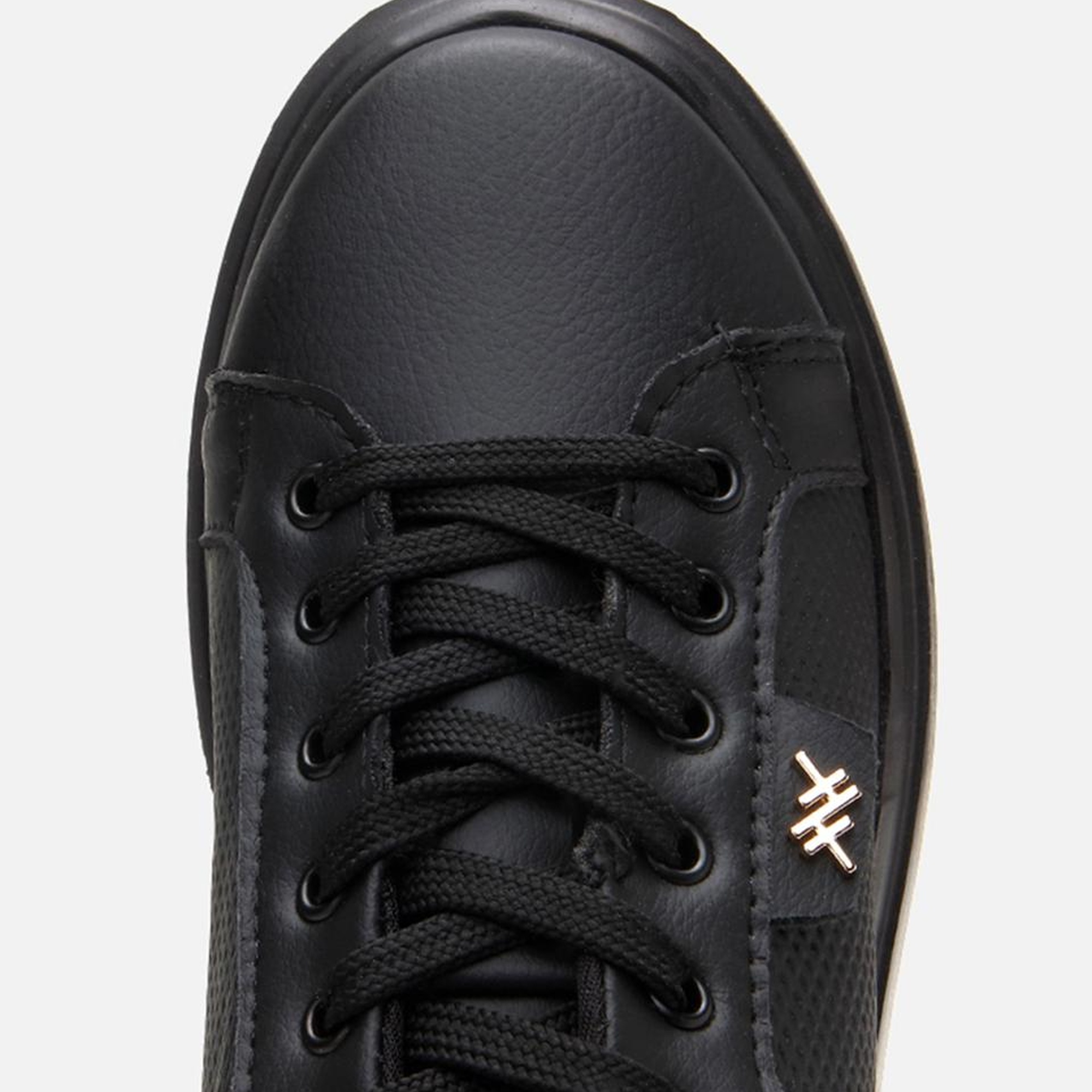 Kadın Siyah Kalın Tabanlı Spor Ayakkabı