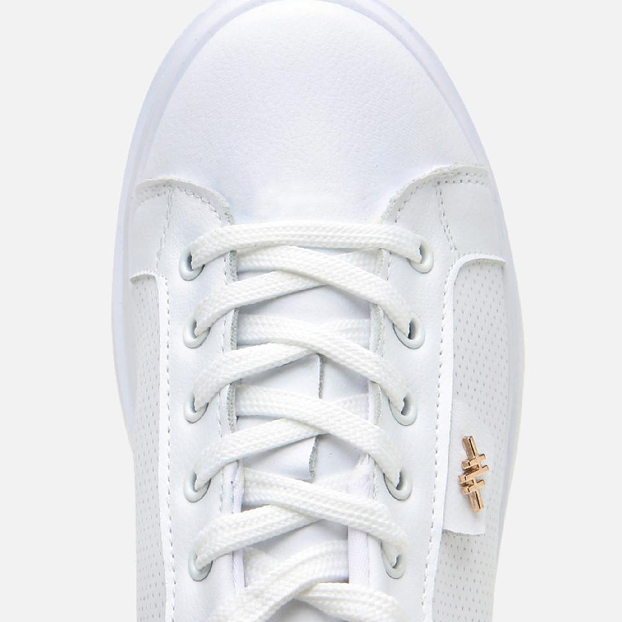 Kadın Beyaz Kalın Tabanlı Spor Ayakkabı