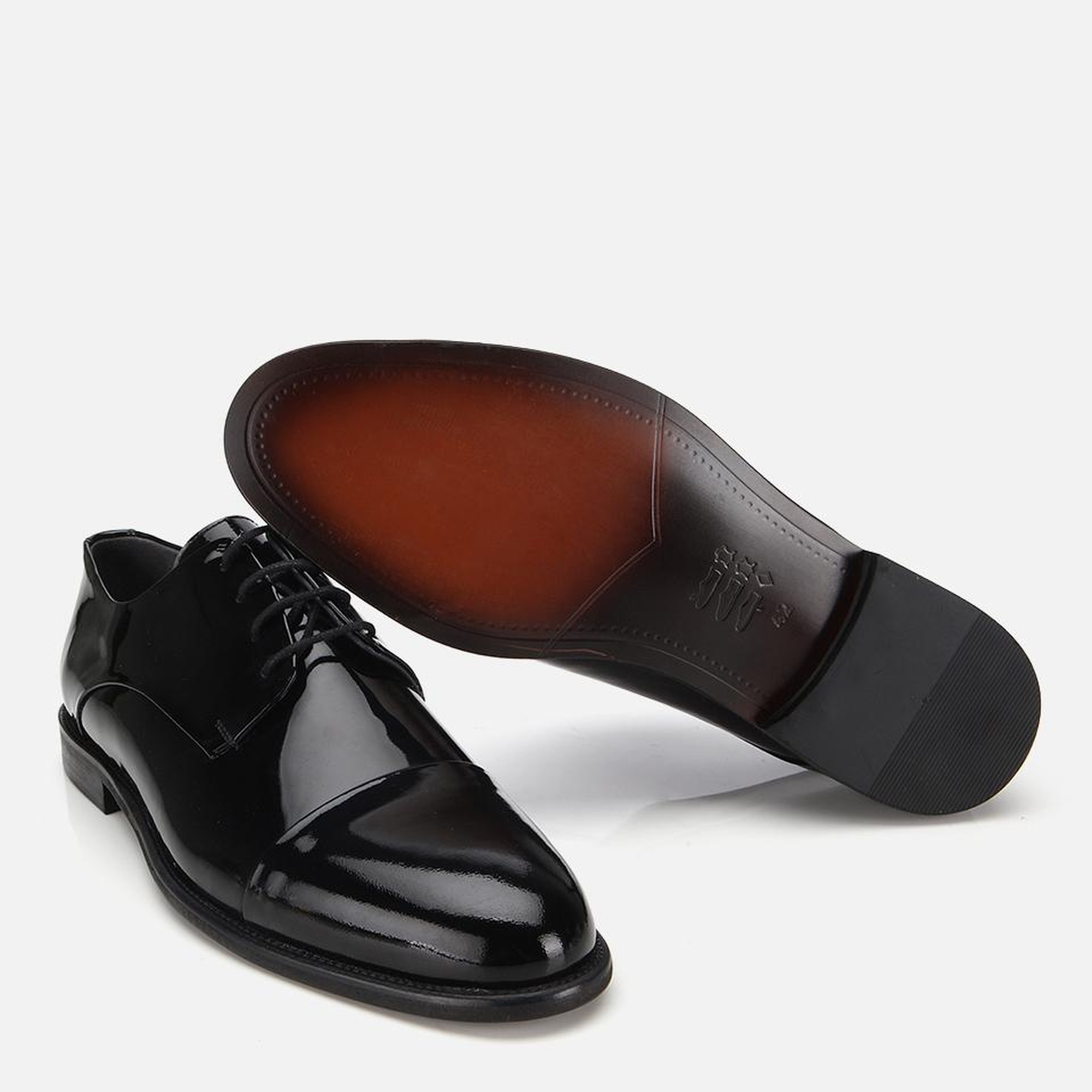 Erkek Rugan Deri Siyah Klasik Ayakkabı