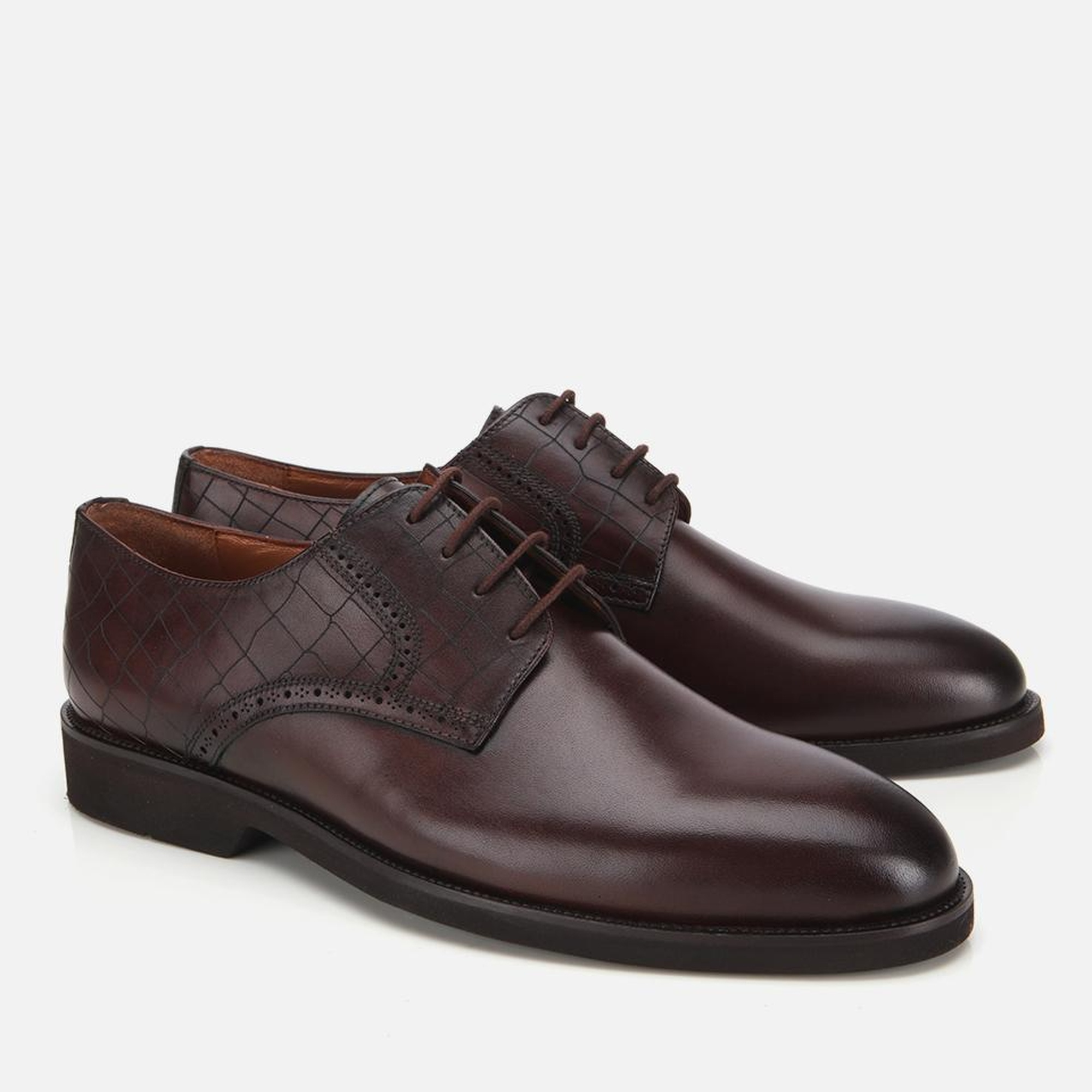 Erkek Deri Kahverengi Klasik Ayakkabı